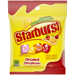 Bonbons à mâcher fruités STARBURST Originaux, 191 g image