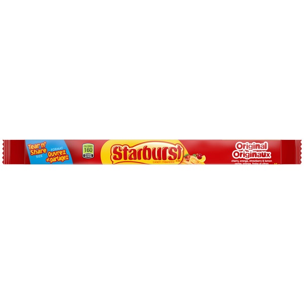Bonbons à mâcher fruités STARBURST Originaux, 92 g
