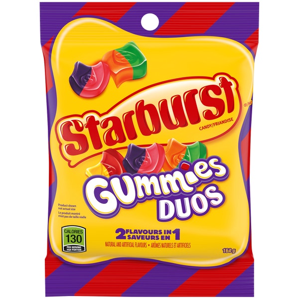 STARBURST Duos Gummies, 164g